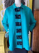 Hand Dyed Linen  Artist's Smock
