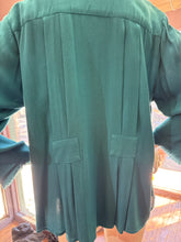 Dyed TEAL RAYON CREPE ONE OF A KIND