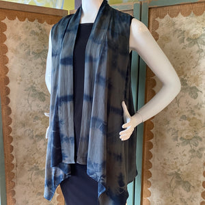 Dyed Vest Rayon Crepe