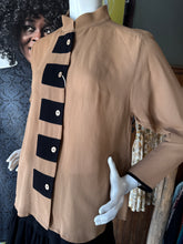 Butterscotch/ Black Rayon Crepe Style 3200