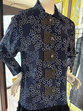 Style 1105 Blue/ White Rayon