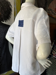 Linen/ Rayon Short Sleeve “Camp” Shirt