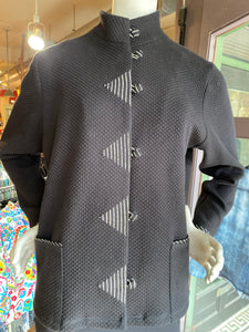 Comfy Black Knit Jacket