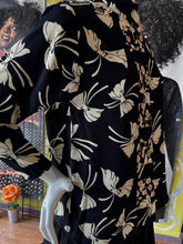 Style 3200 Black/ Cream Bows Rayon Crepe