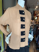 Butterscotch/ Black Rayon Crepe Style 3200