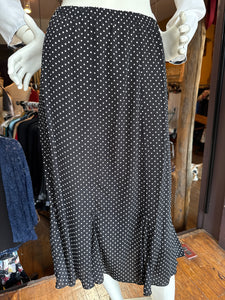 Polka Dot Rayon Flair Skirt
