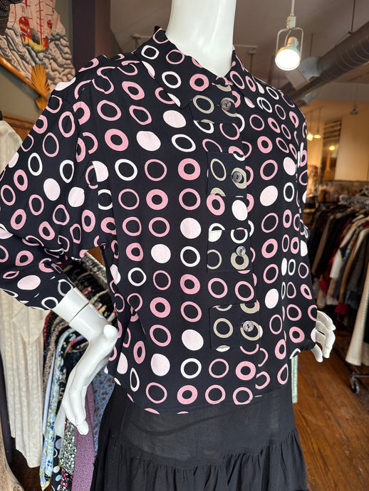 Crop Mauve Circles
