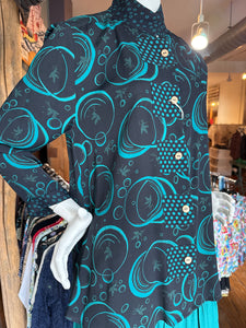 Style 1012 Teal/ Black Swing Silhouette