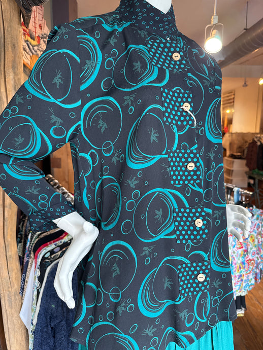 Style 1012 Teal/ Black Swing Silhouette