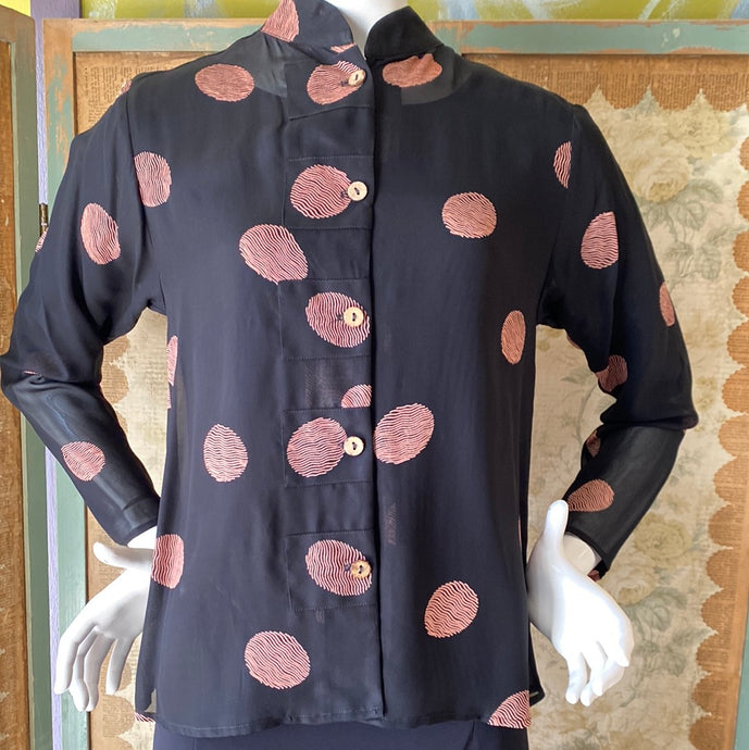 3200 Mid Length Black/ Copper Circles
