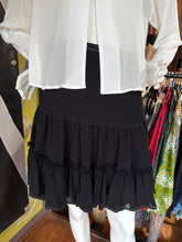 Flirty Skirt Black Georgette