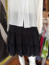 Flirty Skirt Black Georgette