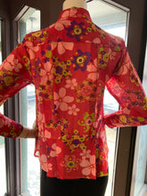 Retro Inspired Georgette Print #3200