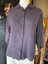 Sale! Dyed Rayon Top with Pleats.