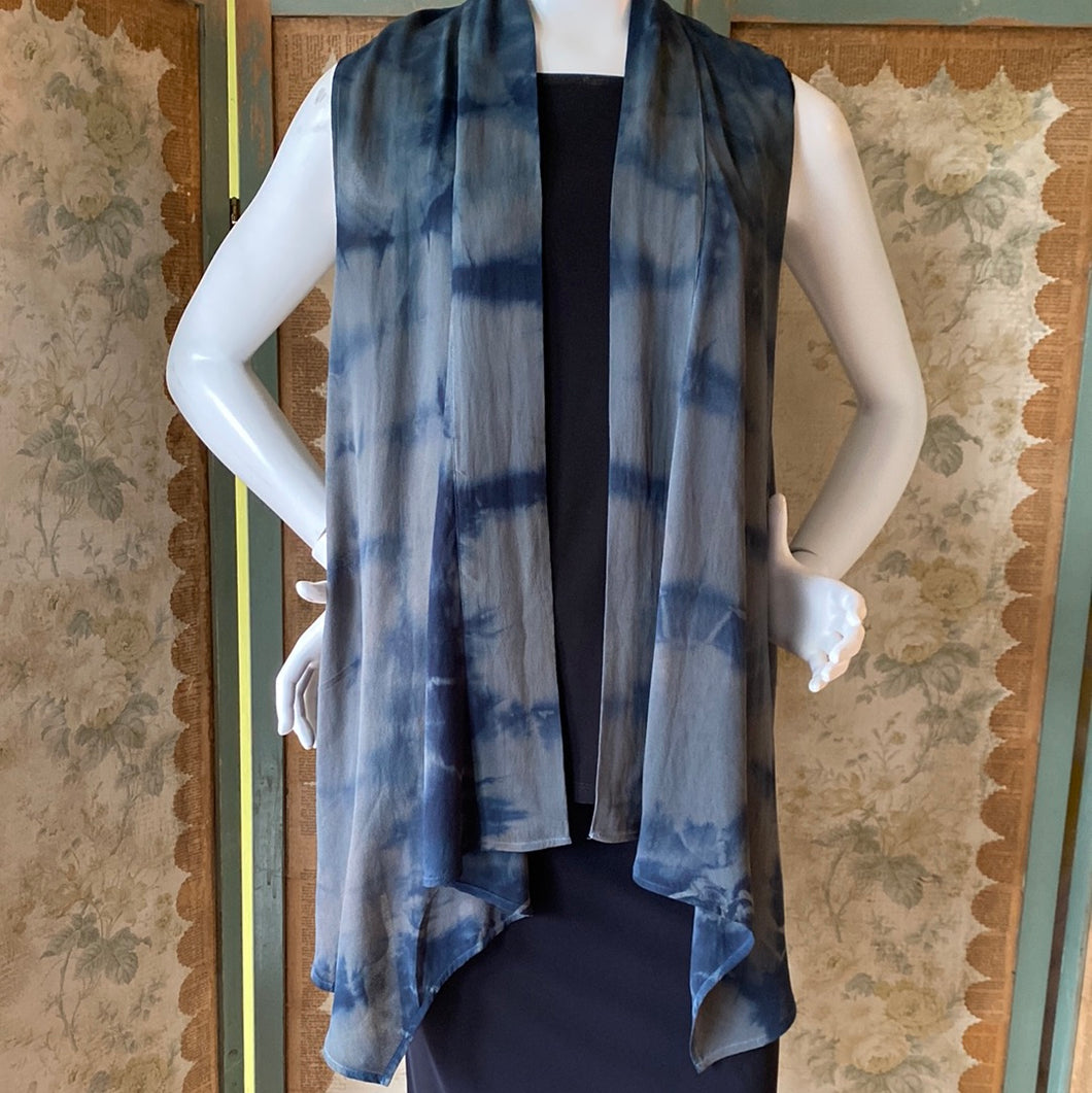 Dyed Vest Rayon Crepe