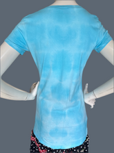V Neck Dyed Cotton T