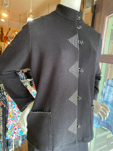 Comfy Black Knit Jacket