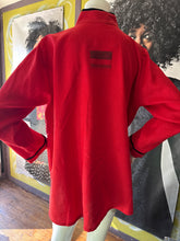 Red Linen Tunic with Pockets