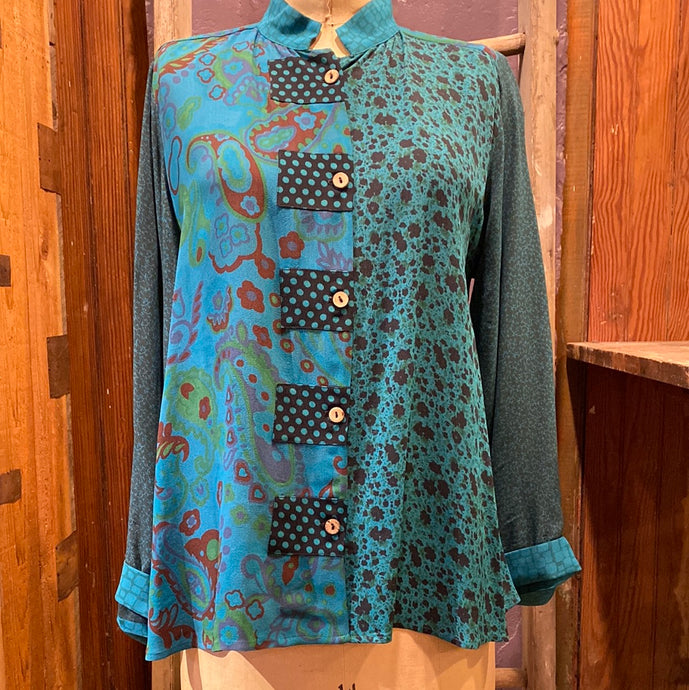 Style 1012: Swingy Teal Mix