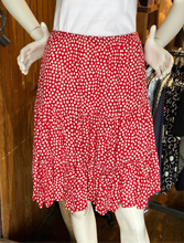 Flirty Skirt - Red & White Dots