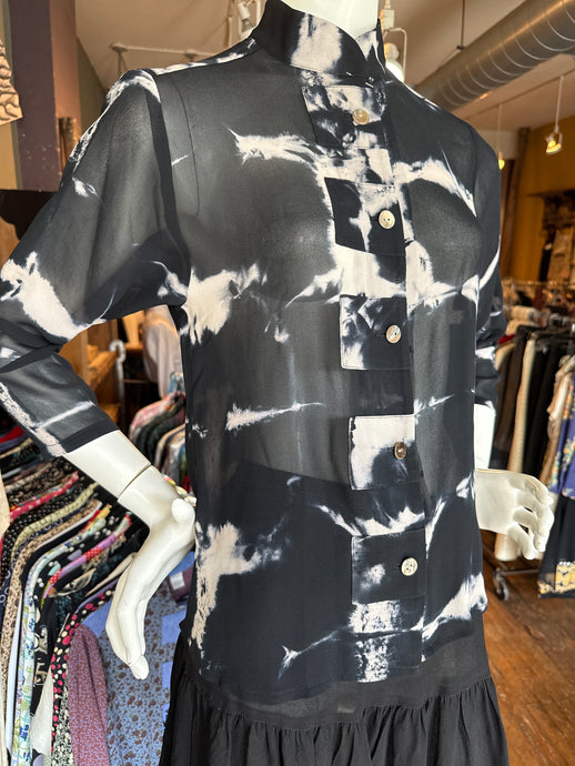 Hand Dyed Georgette Top