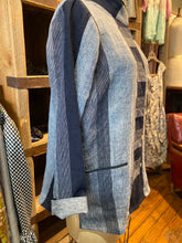Navy Stripe Linen Style 911