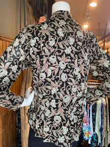 Style 3200 Chrysanthemum Print Georgette