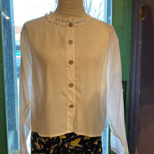 White Rayon with Collar Detail