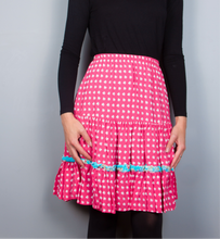 Flirty Skirt Pink Hearts with TQ Ruffle