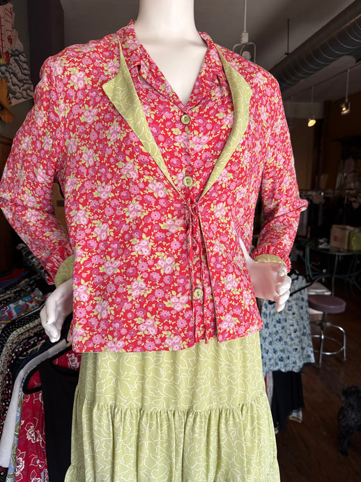 Reversible Tie Front Jacket