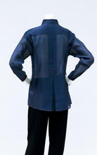 Style 5105 Tunic Silk Indigo Blue