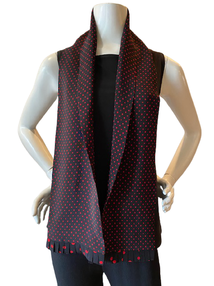 Scarf in Red/ Black Combo