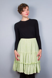 Flirty Skirt Lime w/ Ruffle