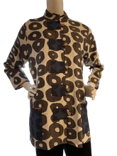 Ivory/ Black Linen Tunic