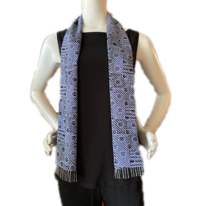 Scarf with Pleated Edge