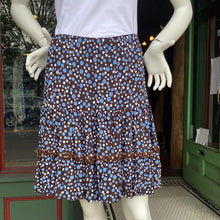 Flirty Skirt Brown/ Blue/ White