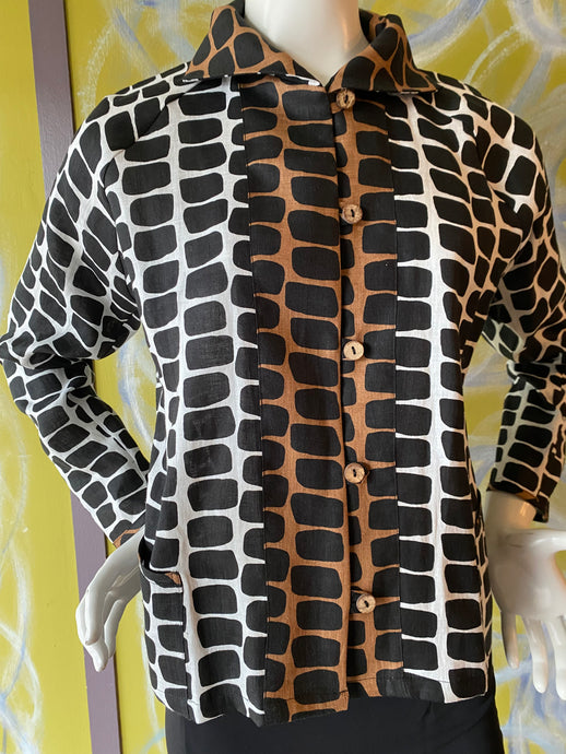 Mid Length Linen Top