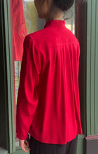 “3200” Red with Open Back Pleats