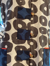 Ivory/ Black Linen Tunic