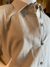Oversized Linen Pleat Back Shirt