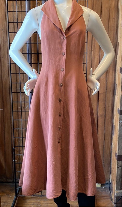 Fit and Flare Halter Dress