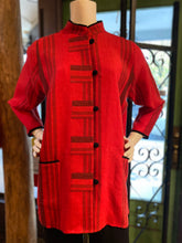 Style 911 Linen Tunic Red Stripe