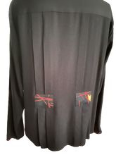 Style 3200 Mid Length Black with Asian Motif